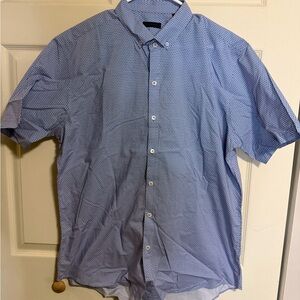 Zachary Prell Men's XL Blue Short Sleeve button down Shirt